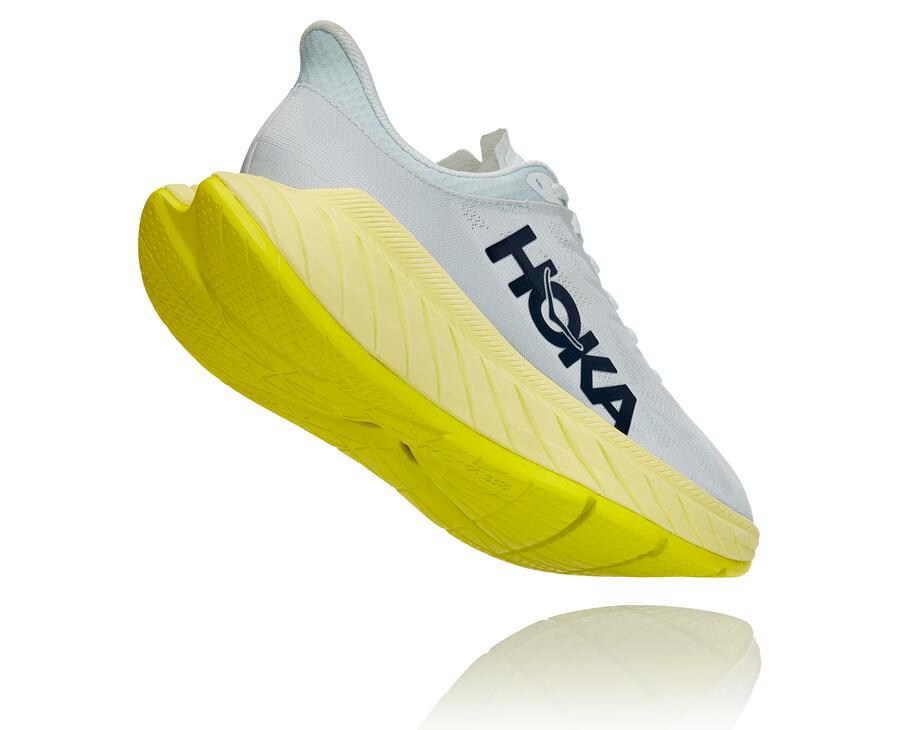 Hoka One One Koşu Ayakkabısı Erkek Beyaz - Carbon X 2 - BR6372489